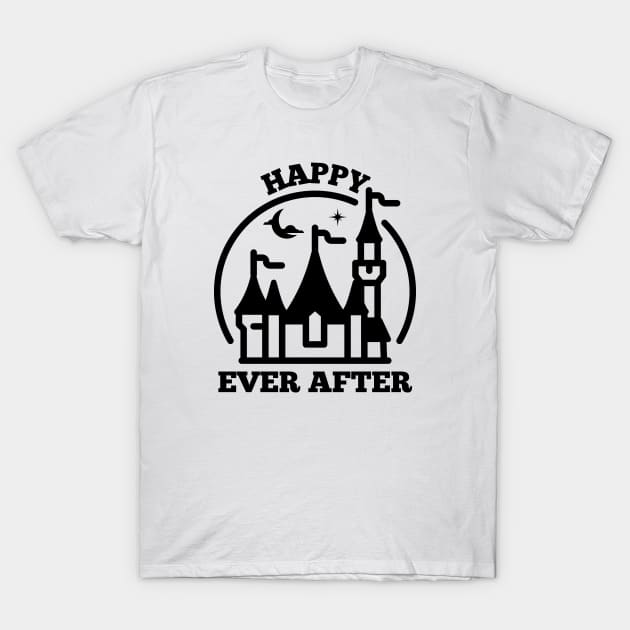 Castle happy ever after T-Shirt by Kcaand